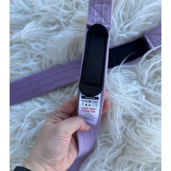 Gymshark Silicone Lifting Straps Purple One Size - Picture 9 of 10